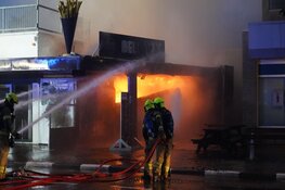 Grote brand in centrum in Bergen