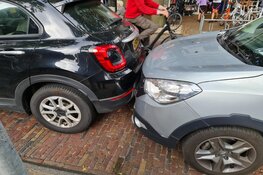 Drie auto's beschadigd na foutje bestuurder