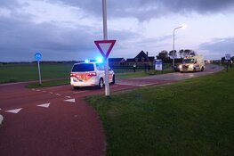 Fietser aangereden door auto in Warmenhuizen