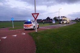 Fietser aangereden door auto in Warmenhuizen