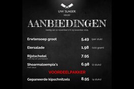 Weekaanbieding Uw Slager Heiloo-Egmond