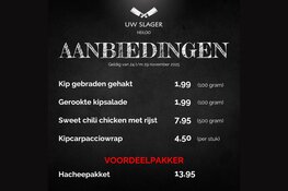 Weekaanbieding Uw Slager Heiloo-Egmond