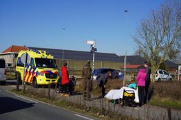 Scooterrijdster gewond op de Heereweg in Egmond