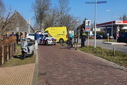 Fietsster gewond door aanrijding in Bergen