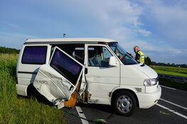 Gewonden en veel schade bij ongeval met camper op N9