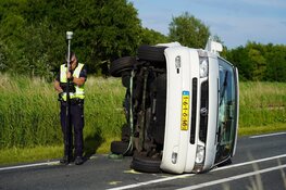 Gewonden en veel schade bij ongeval met camper op N9
