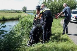 Bromfietsster sloot ingereden in Bergen