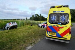 Auto te water in Schoorl, bestuurder aangehouden