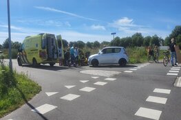Vrouw in scootmobiel gewond na val