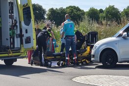 Vrouw in scootmobiel gewond na val