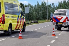 Scooterrijdster aangereden in Bergen