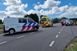 Scooterrijdster aangereden in Bergen