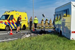 Frontale aanrijding op N9