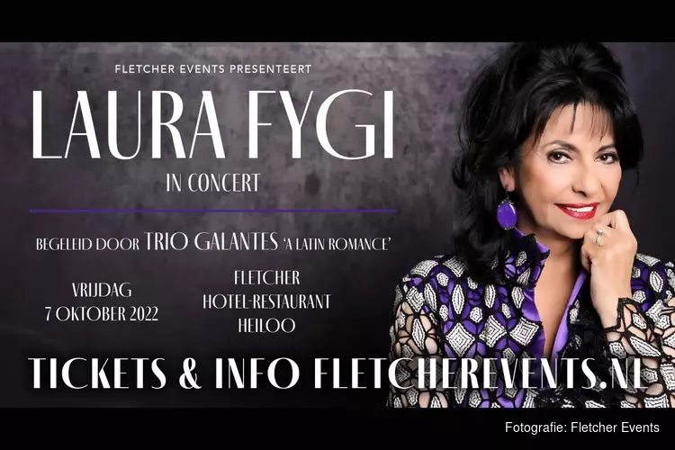 Laura Fygi met Trio Galantes (A Latin Romance) komt naar Heiloo