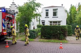 Schoorsteenbrand aan de Breelaan te Bergen