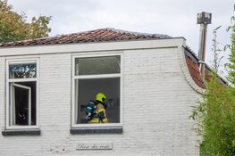 Schoorsteenbrand aan de Breelaan te Bergen