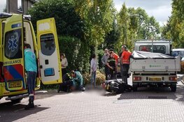 Scooterrijder gewond in Bergen