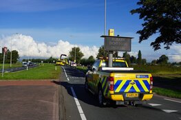 Aanhanger schiet los op Hoeverweg