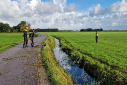 Auto te water in Bergen, bestuurder spoorloos