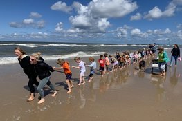 Grijze garnalen, platte vissen, knippende  krabben en vooral veel plezier