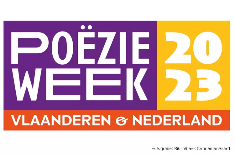 Dichters dragen voor uit eigen werk in de bibliotheek