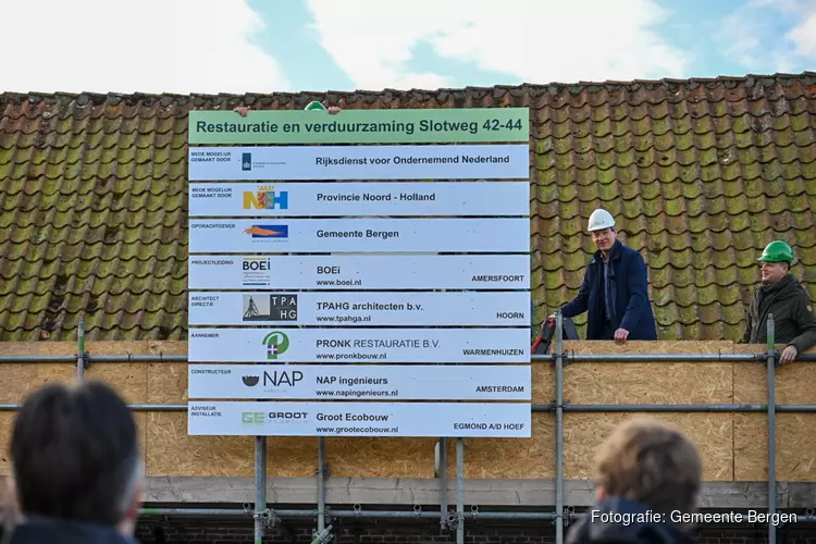 Hoeve Overslot en Slotweg 44 in de steigers: de restauratie gaat beginnen!
