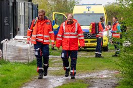 Man valt van ladder in Bergen, traumaheli ter plekke