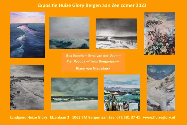 Expositie "Het Hollandse landschap en de zee" in Huize Glory