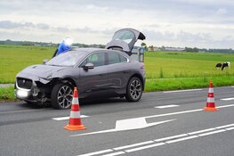 Auto zwaar beschadigd bij eenzijdig ongeval