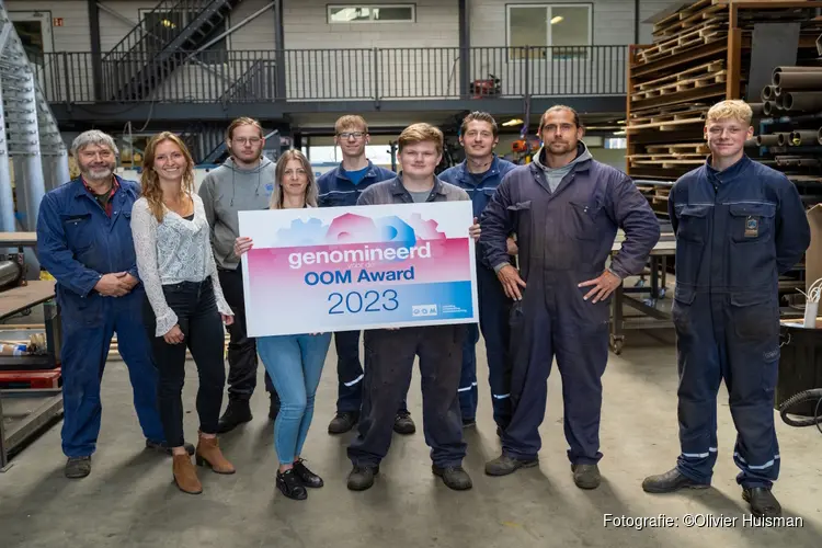 Witte Constructie / Garden of Steel genomineerd  voor OOM Award als beste opleider