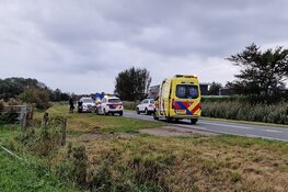 Motorrijder gewond langs Hoeverweg