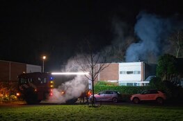 Brand in schuur van woning in Bergen