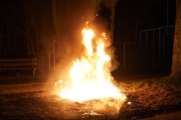 Mobiel toilet in brand gestoken in Egmond aan Zee