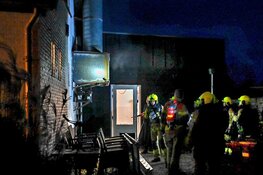 Vlam in de pan in restaurant in Groet