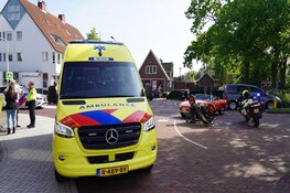 Scooterrijder aangereden in centrum Bergen
