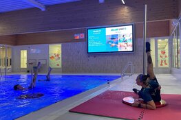 Vader en dochter sporten samen in De Beeck