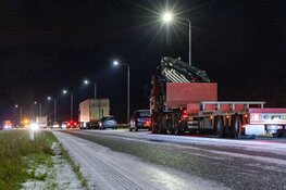 Verkeer op N9 uren vast door weersomstandigheden