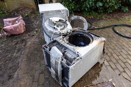 Woningbrand door droger in Bergen