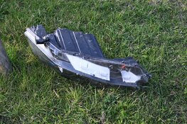 Veel schade bij ongeval in Egmond aan den Hoef