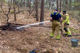 Brandje in Schoorlse duinen op tijd ontdekt door mountainbiker