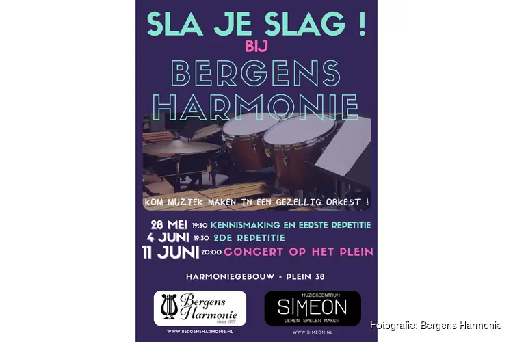 Sla je Slag bij de Bergense Harmonie!