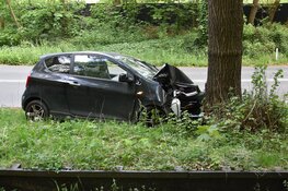 Automobilist botst tegen boom in Schoorl