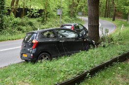 Automobilist botst tegen boom in Schoorl