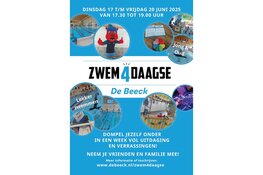 Feestelijke Zwem4daagse in zwembad De Beeck, een sportieve beleving voor jong & oud!