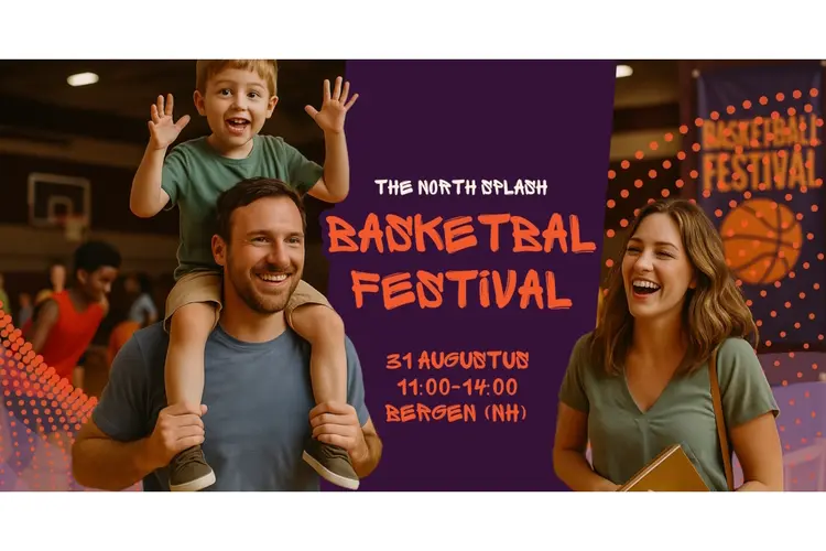 Eerste North Splash Basketbalfestival zet Bergen in beweging