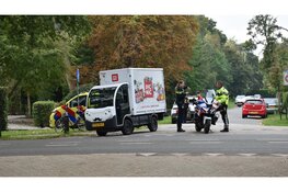 Fietsster botst met boodschappenbezorger