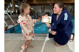 De Beeck viert kleine mijlpalen in het water