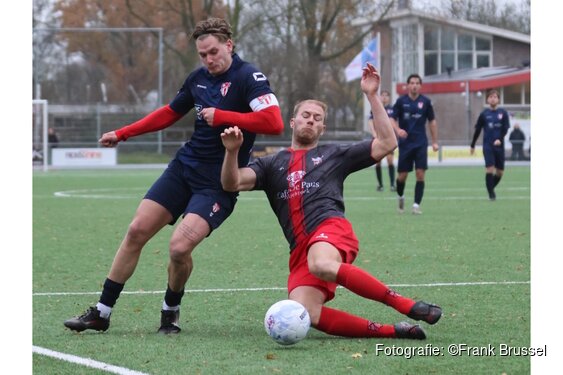 De Zouaven kan voorsprong niet vasthouden tegen VV Bergen