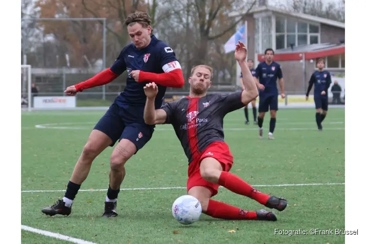 De Zouaven kan voorsprong niet vasthouden tegen VV Bergen