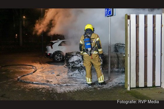 Overzicht autobranden jaarwisseling Noord-Holland en geweld tegen politie